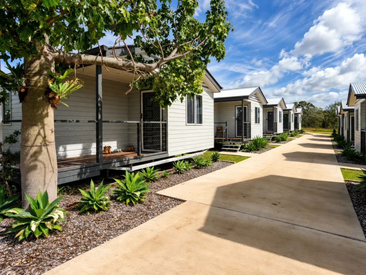 the garden cabins