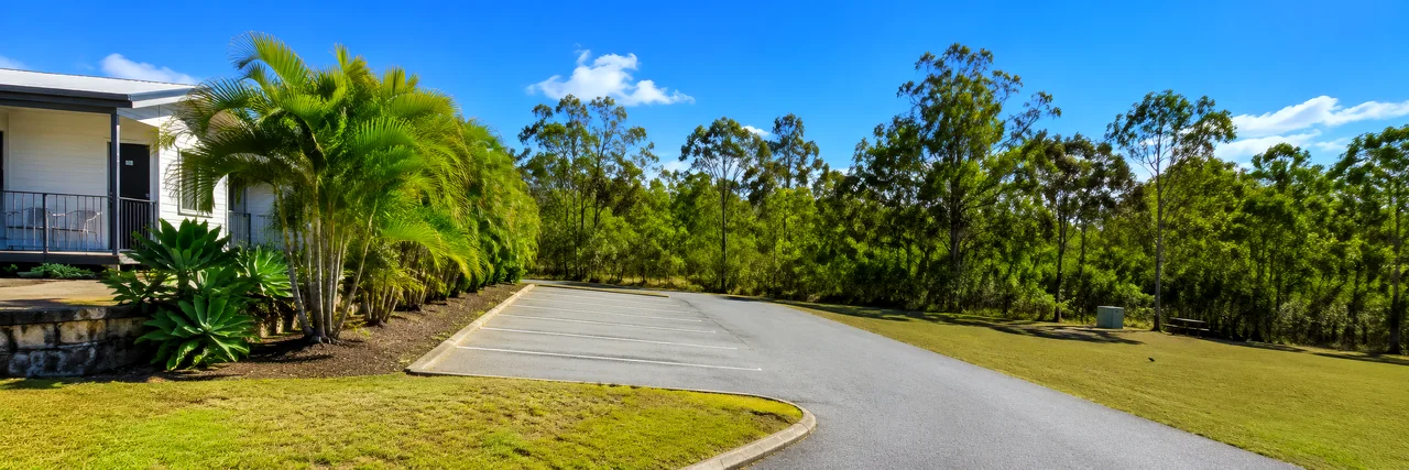 level driveway and ground-floor cabin access