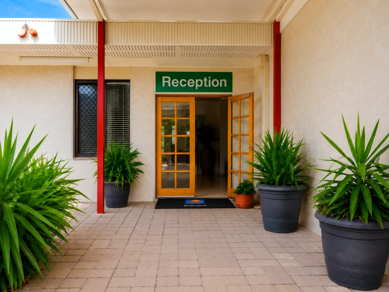 Reception entrance